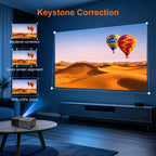 Sevair Deco Dream J9 Mini Projector for Movie Nights image adjustment