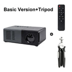 Sevair Deco Dream J9 Mini Projector for Movie Nights tripod pack