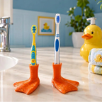 Sevair Deco Duck Feet Toothbrush Holder 1