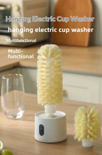 Sevair Deco Electric Cup Scrubber for Sink Side Cleaning brush heads