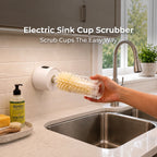 Sevair Deco Electric Cup Scrubber for Sink Side Cleaning main view