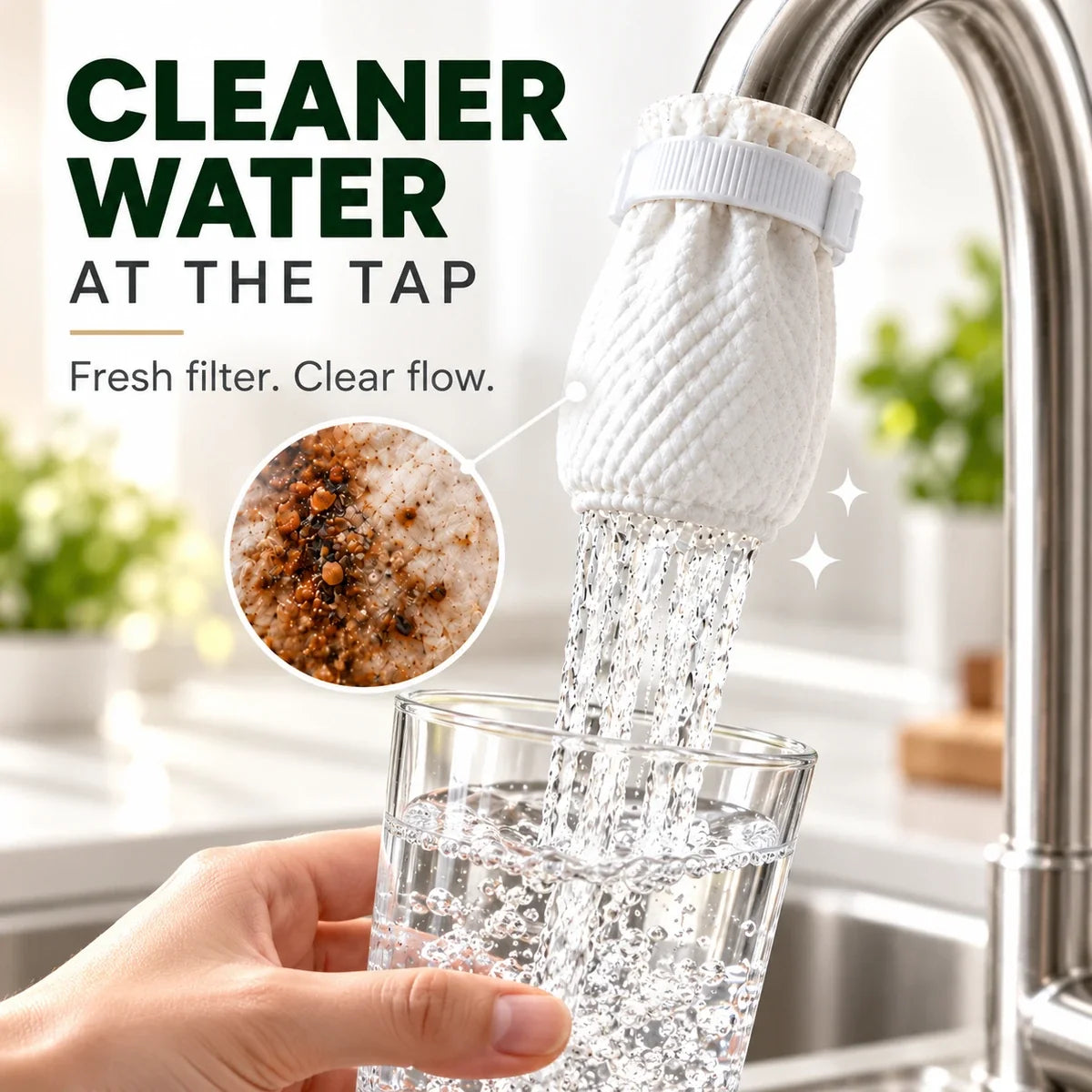 Sevair Deco Faucet Filter Bags for Sink Sediment 4