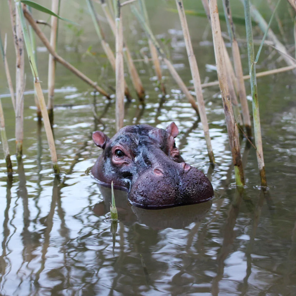 Sevair Deco Floating Hippo Pond Decor 9