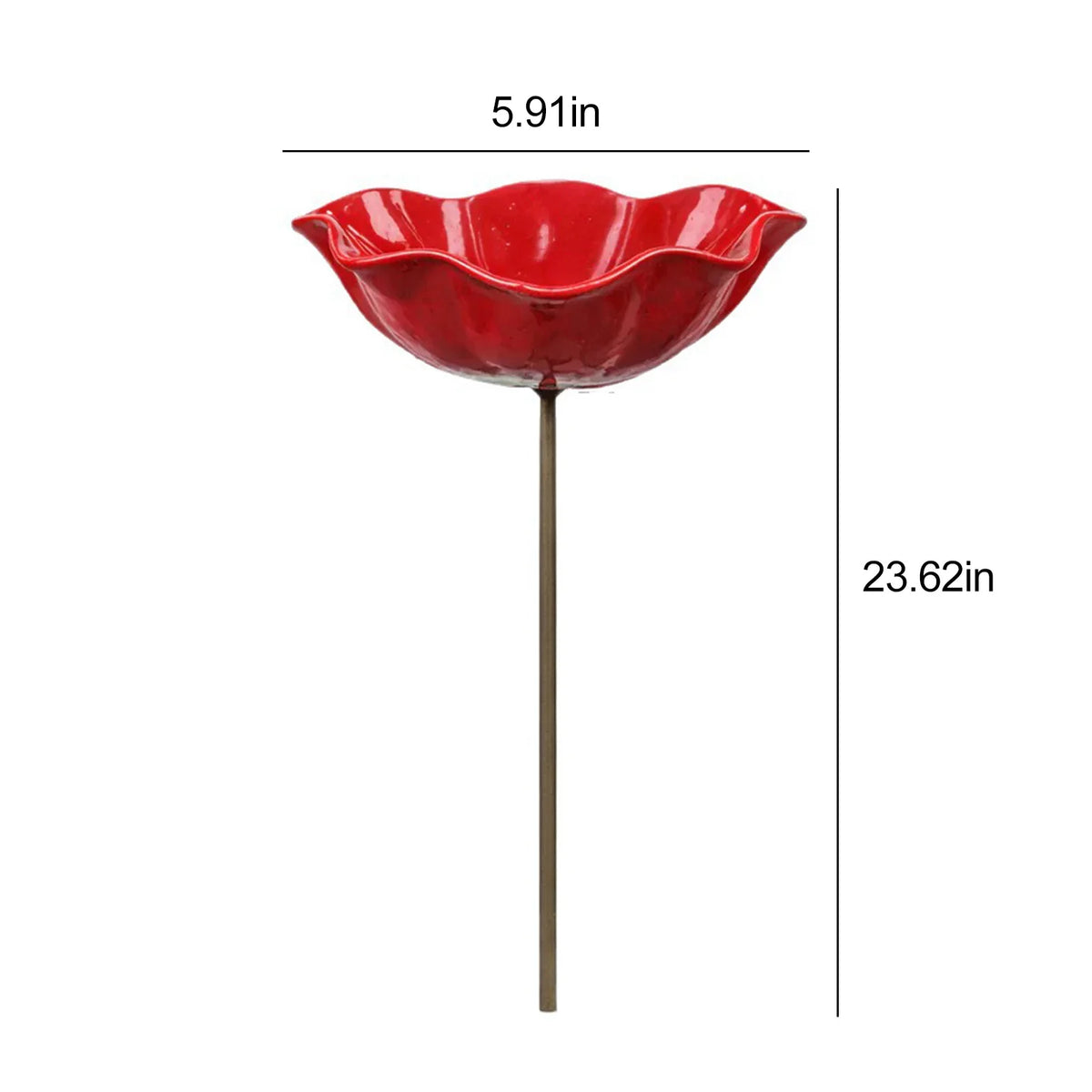 Sevair Deco Flower Bird Feeder Water Station 11