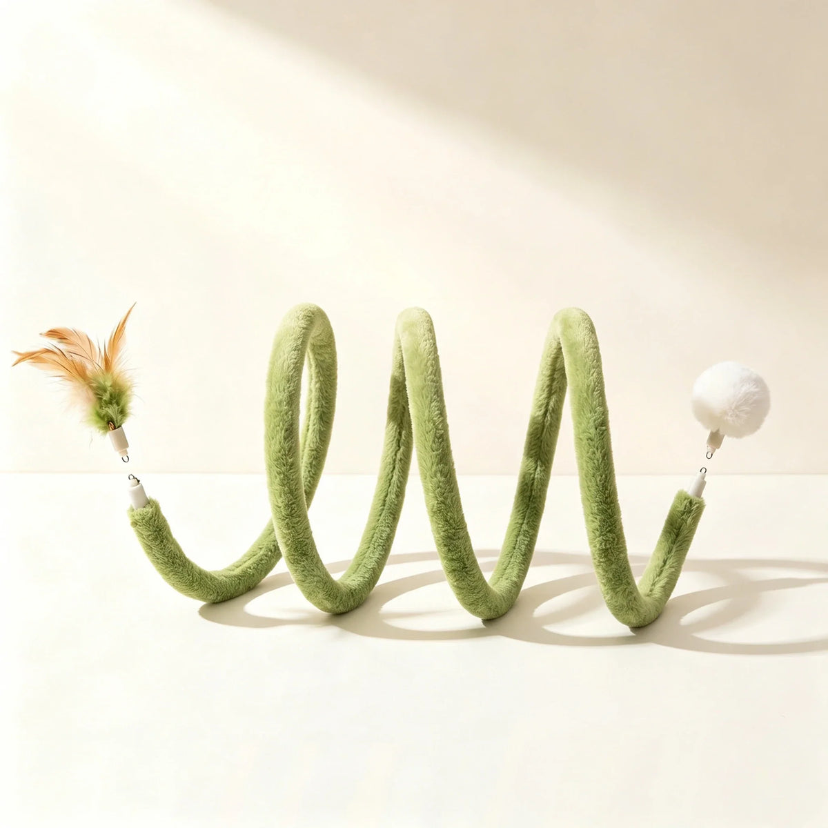 Sevair Deco Foldable Plush Cat Spiral Toy 14