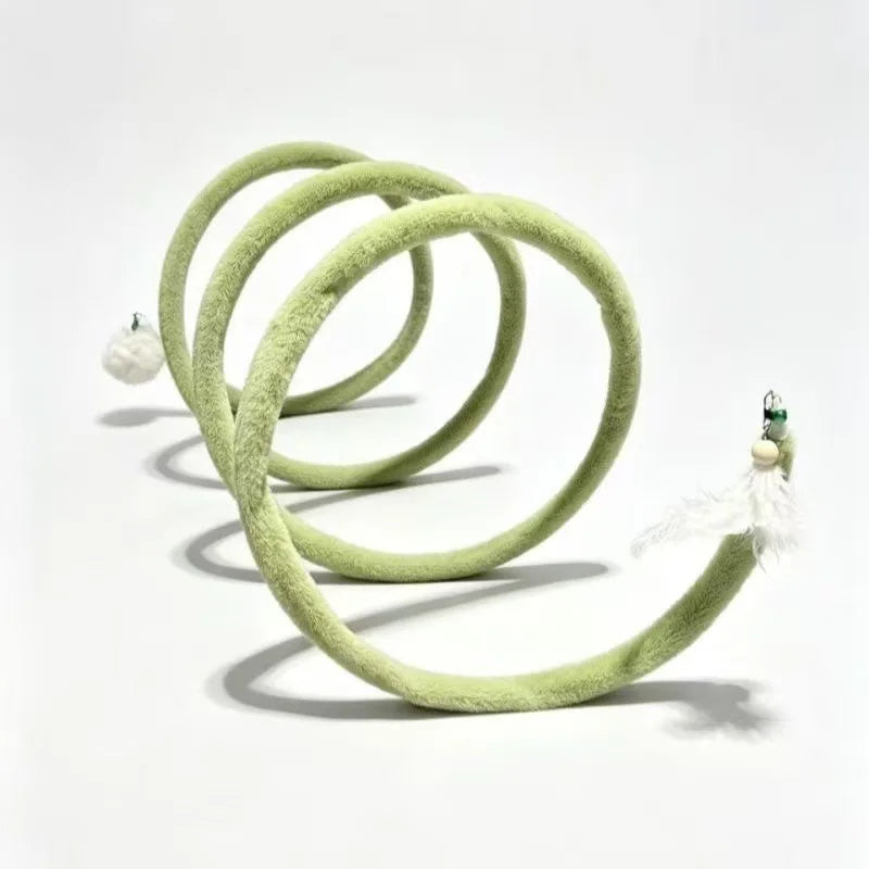Sevair Deco Foldable Plush Cat Spiral Toy 15