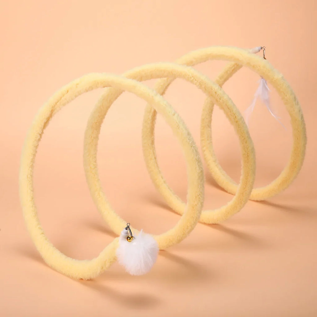 Sevair Deco Foldable Plush Cat Spiral Toy 6