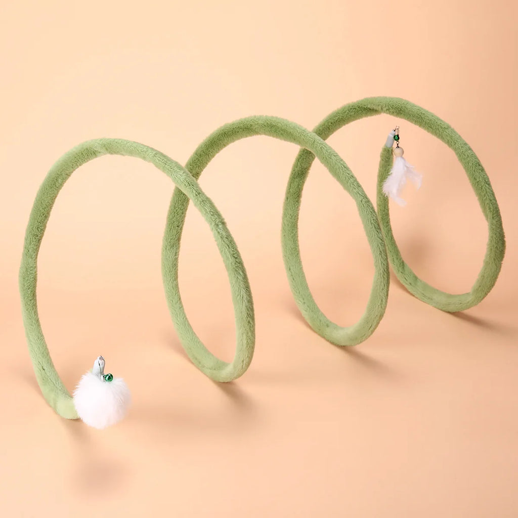 Sevair Deco Foldable Plush Cat Spiral Toy 7