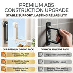 Sevair Deco Foldable Suction Wall-Mounted Drying Rack mounting comparison