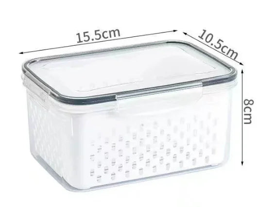 Sevair Deco Fresh Produce Containers with Strainers 10