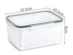 Sevair Deco Fresh Produce Containers with Strainers 10