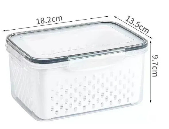 Sevair Deco Fresh Produce Containers with Strainers 11