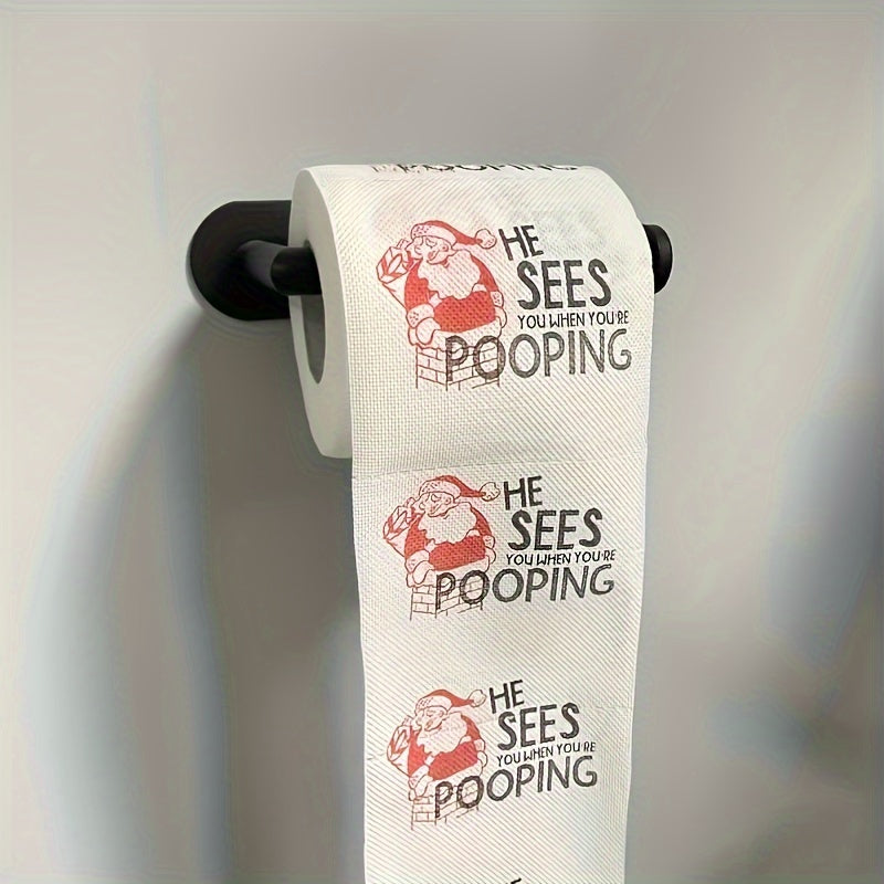 Sevair Deco Funny Christmas Toilet Paper 2