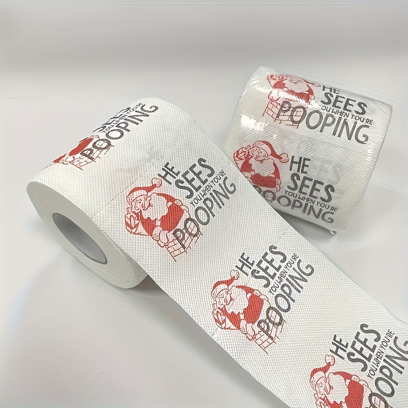 Sevair Deco Funny Christmas Toilet Paper 4