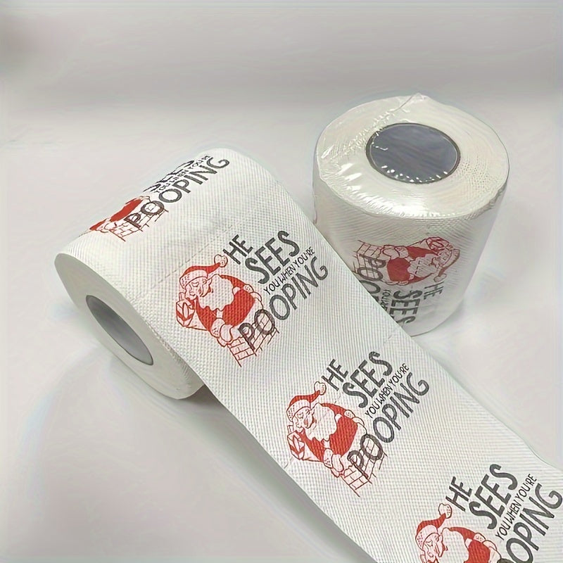 Sevair Deco Funny Christmas Toilet Paper 7