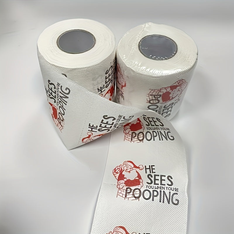 Sevair Deco Funny Christmas Toilet Paper 8