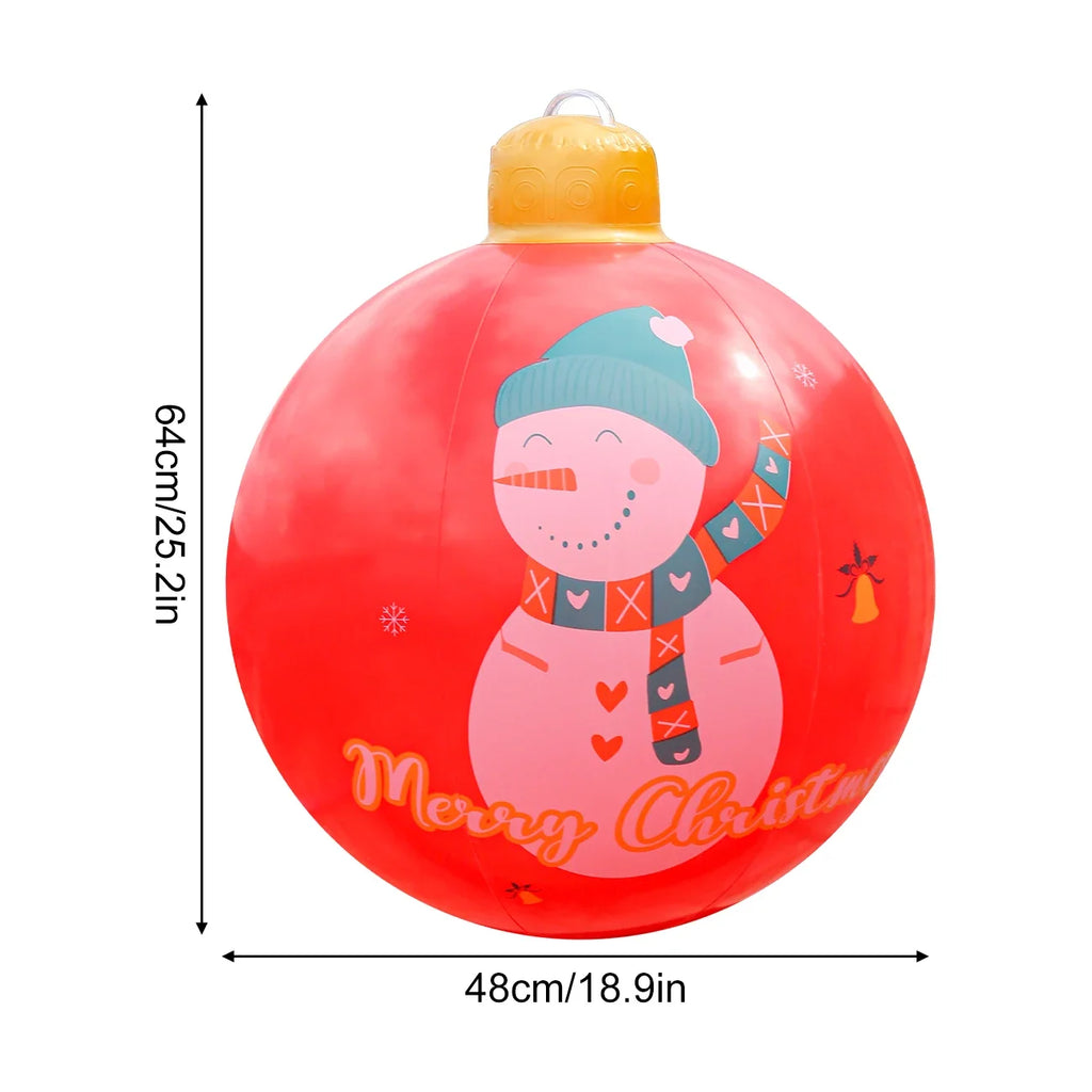 Sevair Deco Giant Inflatable Christmas Ornaments snowman dimensions