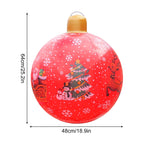 Sevair Deco Giant Inflatable Christmas Ornaments tree dimensions