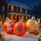 Sevair Deco Giant Inflatable Christmas Ornaments yard display