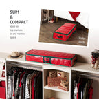 Sevair Deco Gift Wrap Organizer with Zippered Lid 3