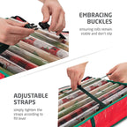 Sevair Deco Gift Wrap Organizer with Zippered Lid 5