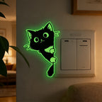 Sevair Deco Glow Guide Cat Wall Sticker 2