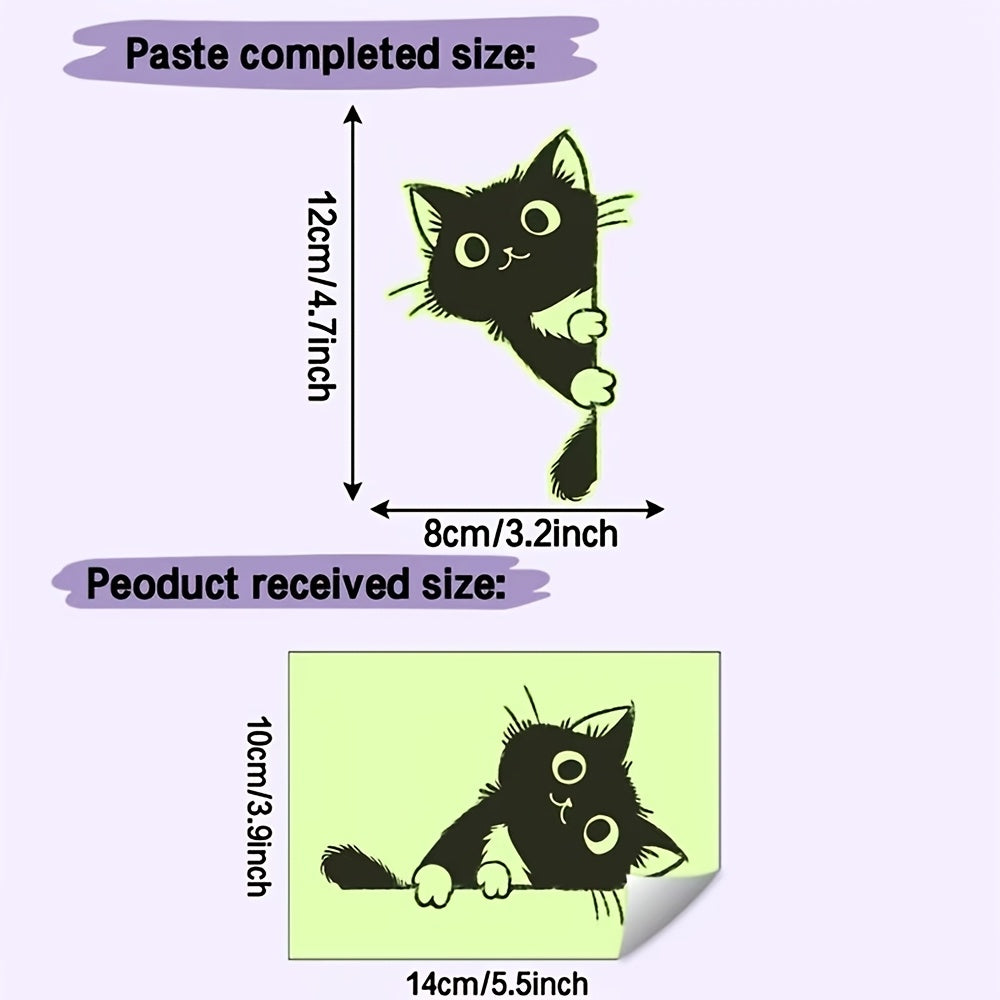 Sevair Deco Glow Guide Cat Wall Sticker 3