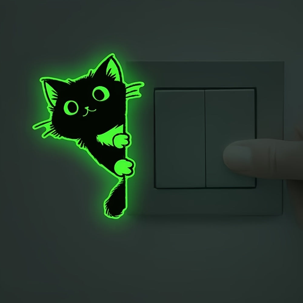 Sevair Deco Glow Guide Cat Wall Sticker 4