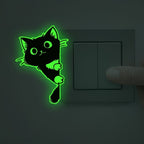 Sevair Deco Glow Guide Cat Wall Sticker 4