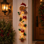 Sevair Deco Glowing Christmas Door Hanger gingerbread