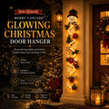 Sevair Deco Glowing Christmas Door Hanger snowman glow