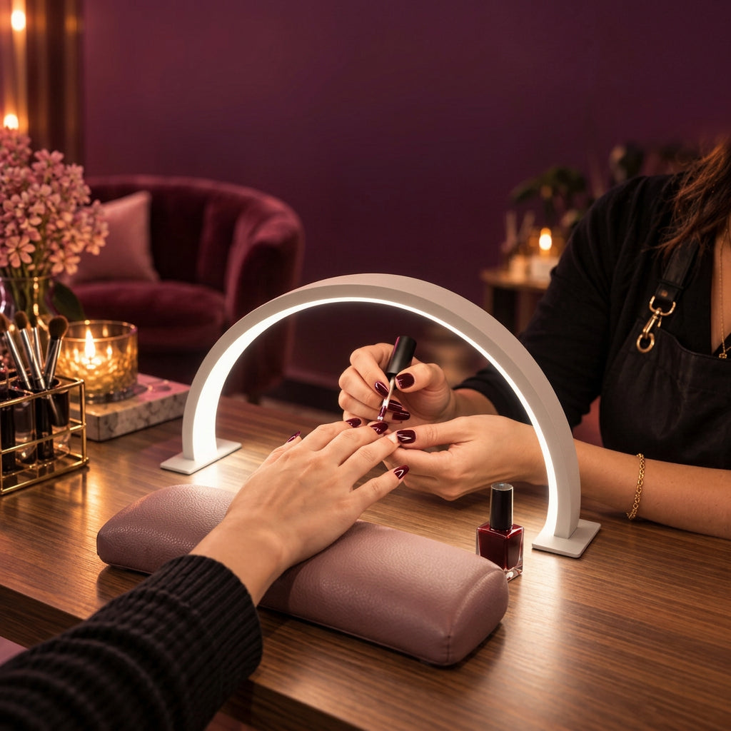 Sevair Deco Half Moon Nail Lamp for Beauty Desks 1
