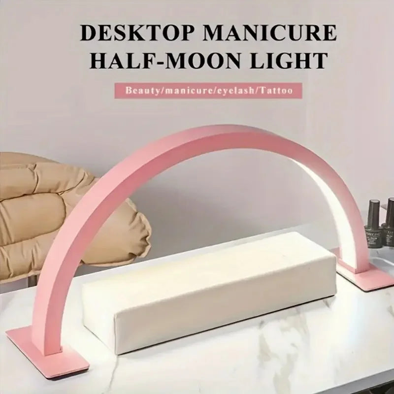 Sevair Deco Half Moon Nail Lamp for Beauty Desks 18