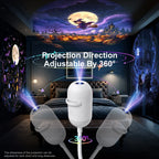 Sevair Deco Halloween Galaxy Projector with 12 Slides 360 direction