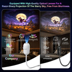 Sevair Deco Halloween Galaxy Projector with 12 Slides lens comparison