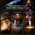 Sevair Deco Halloween Galaxy Projector with 12 Slides lighting modes