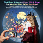 Sevair Deco Halloween Galaxy Projector with 12 Slides party backdrop