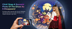 Sevair Deco Halloween Galaxy Projector with 12 Slides photo setup
