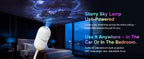 Sevair Deco Halloween Galaxy Projector with 12 Slides USB lamp