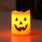 Sevair Deco Halloween Pumpkin LED Candle Set 6-Pack 10