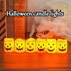 Sevair Deco Halloween Pumpkin LED Candle Set 6-Pack 3