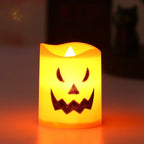 Sevair Deco Halloween Pumpkin LED Candle Set 6-Pack 9
