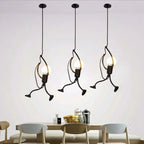 Sevair Deco Hanging Man Ceiling Pendant Light 13