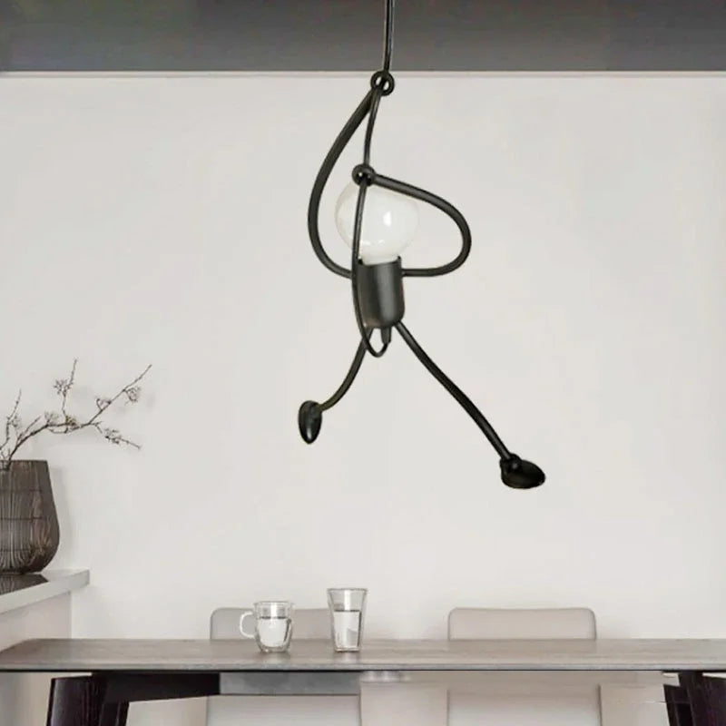 Sevair Deco Hanging Man Ceiling Pendant Light 4