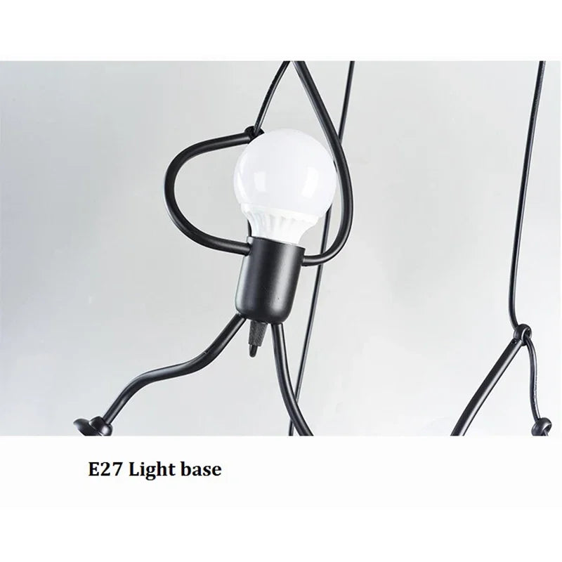Sevair Deco Hanging Man Ceiling Pendant Light 7