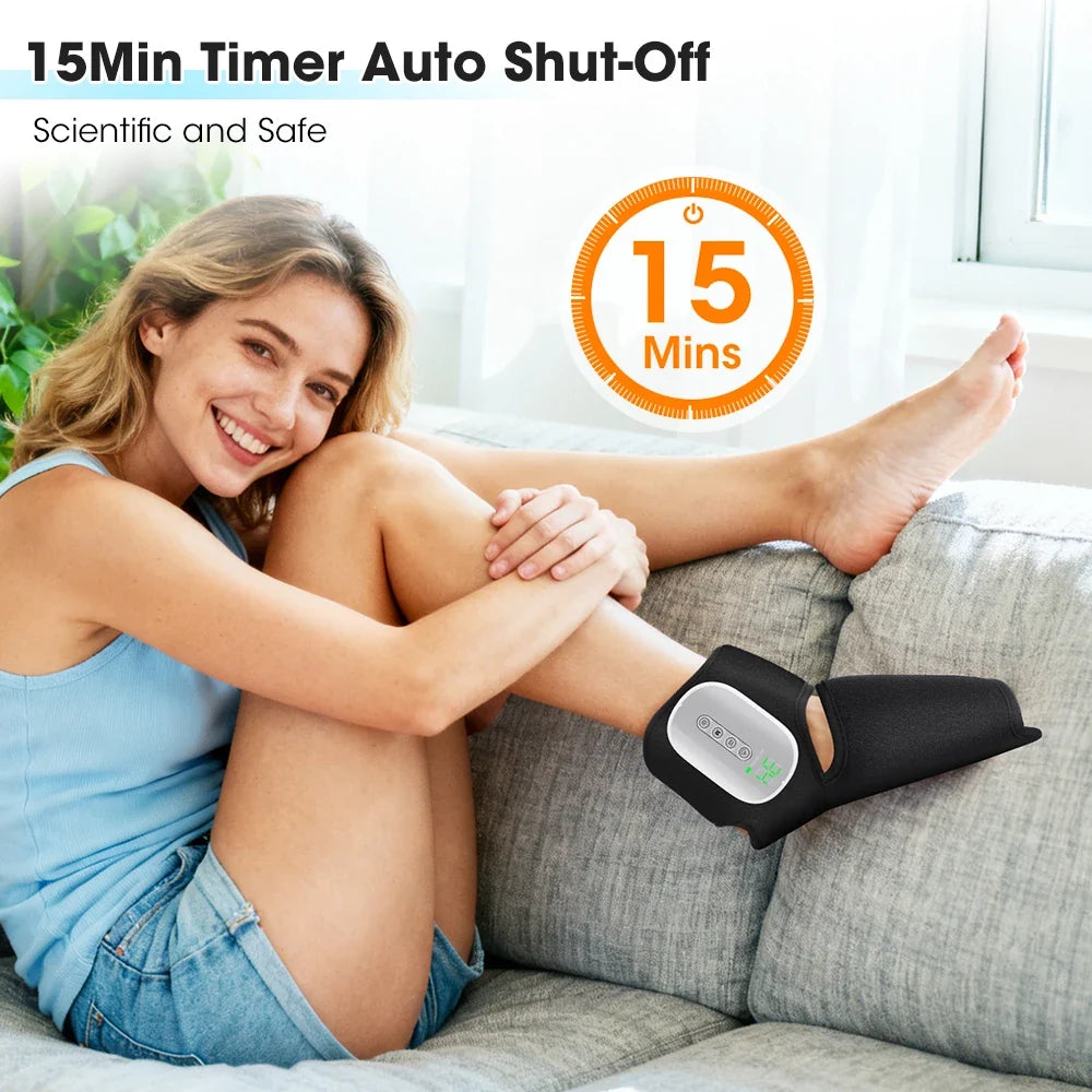 Sevair Deco Heated Foot & Ankle Massager auto shutoff