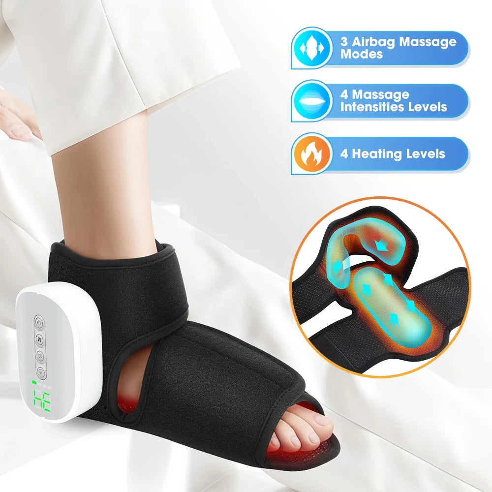 Sevair Deco Heated Foot & Ankle Massager feature overview