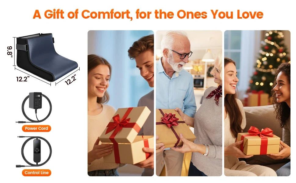 Sevair Deco Heated Red Light Foot Wrap 14