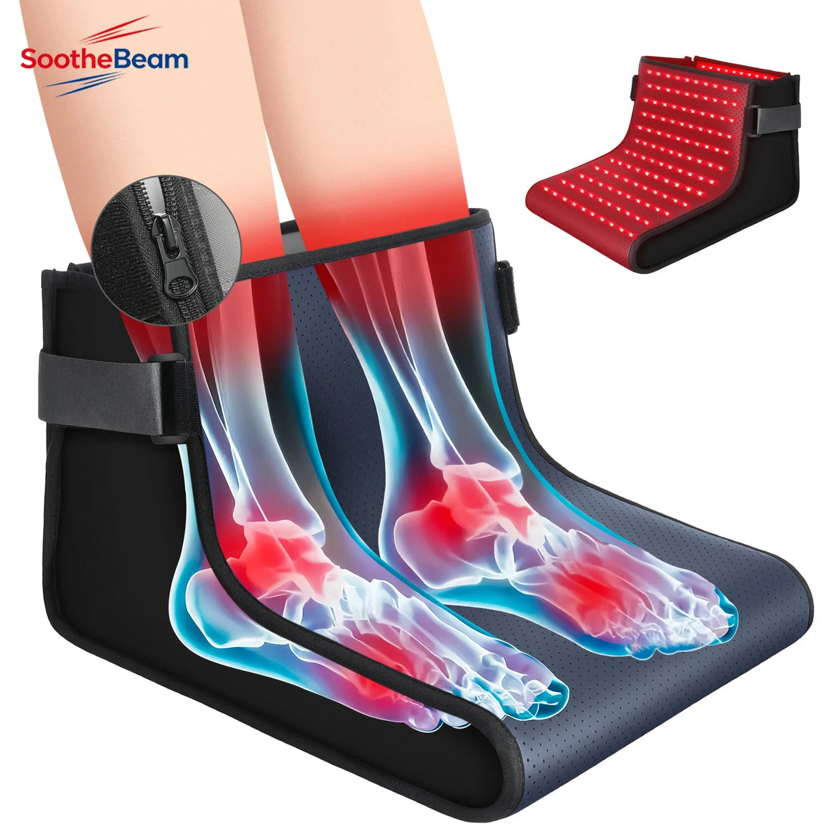 Sevair Deco Heated Red Light Foot Wrap 9