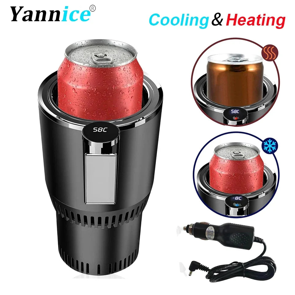 Sevair Deco Heating & Cooling Cup Holder for Home and Car mode comparison